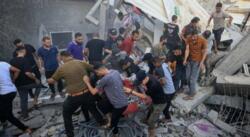 استشهاد تسعة  فلسطينيين بقصف مدفعي صهيوني على مخيم النصيرات وسط غزة 