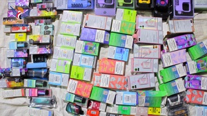 Al-Rahda Customs Center destroys Drug-Containing E-Hookahs in Taiz  