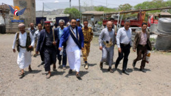 Inspizierung ​der Arbeiten im Elektrizitätsbezirk in Taiz