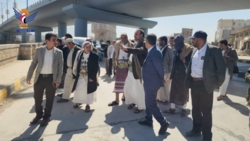 .​قحيم وعباد يتفقدان أعمال صيانة عدد من الجدران الساندة بسائلة صنعاء