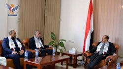 Der Sprecher des Schura-Rates trifft sich mit dem Vertreter der Hamas-Bewegung in Sana'a